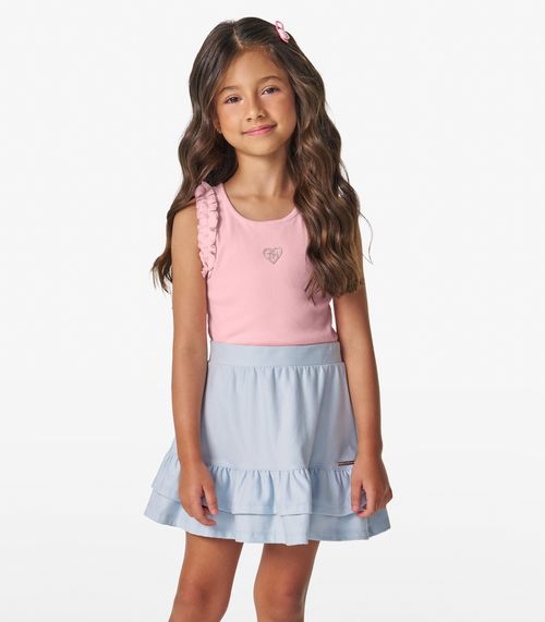 Regata Infantil feminina em Ribana 2x1 Trick Nick Rosa