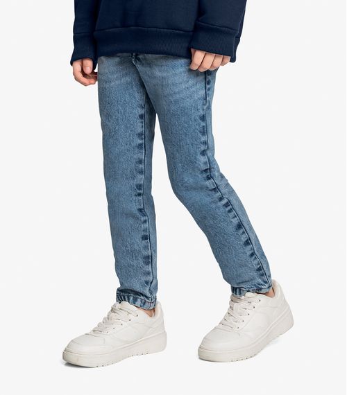 Conjunto Moletom Com Calça Jeans Trick Nick Azul