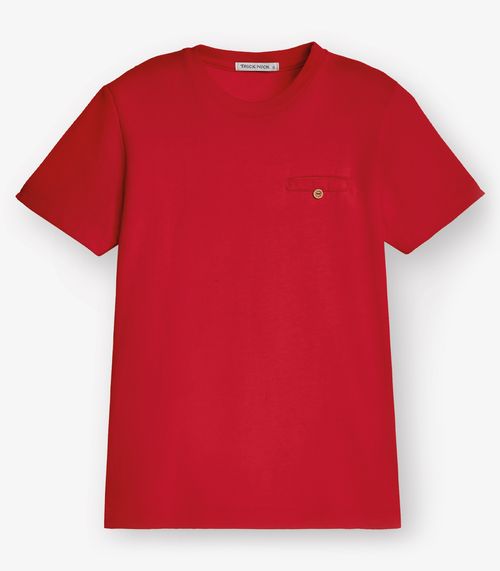Camiseta Menino em Meia Malha Trick Nick Vermelho