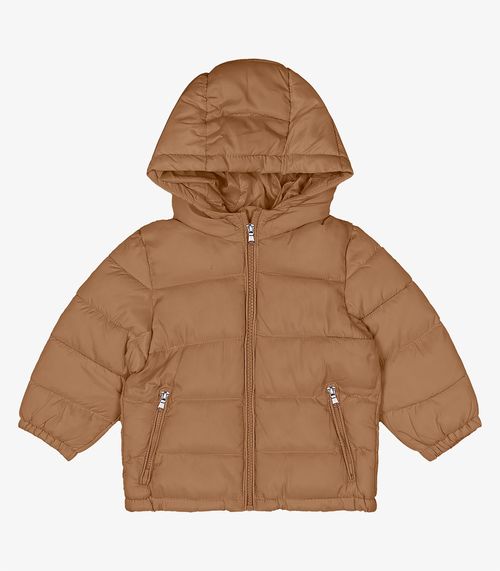 Jaqueta Puffer Feminina com Capuz Trick Nick Verde