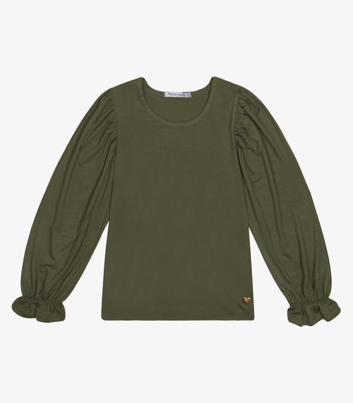 Blusa Infantil Manga Longa Trick Nick Verde