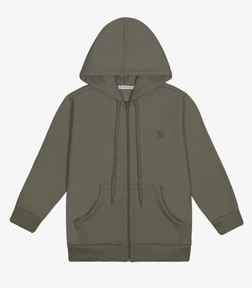 Jaqueta Infantil Com Capuz Trick Nick Verde