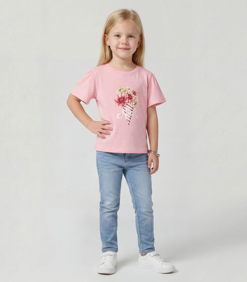 Blusa Infantil Feminina Trick Nick Rosa