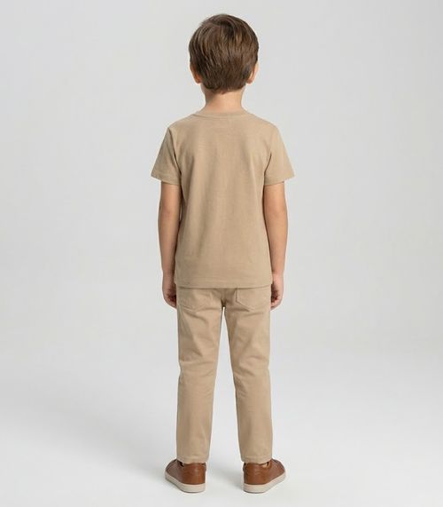 Camiseta Infantil Masculina Trick Nick Marrom
