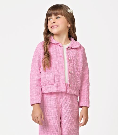 Casaco Infantil Tweed Shine Trick Nick Rosa