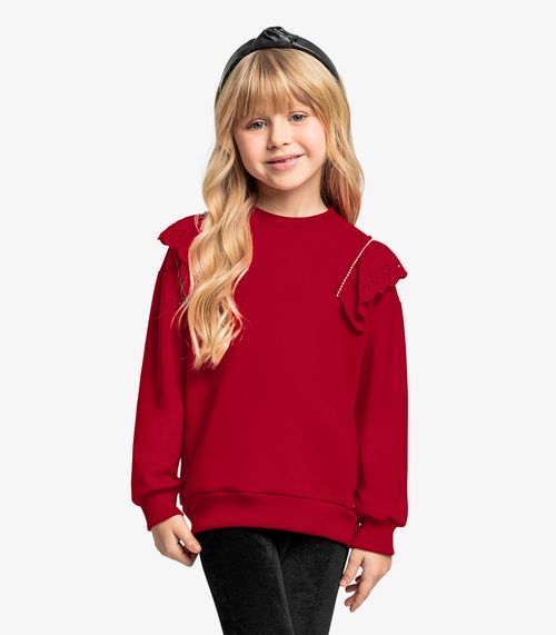 Moletom Infantil Trick Nick Vermelho