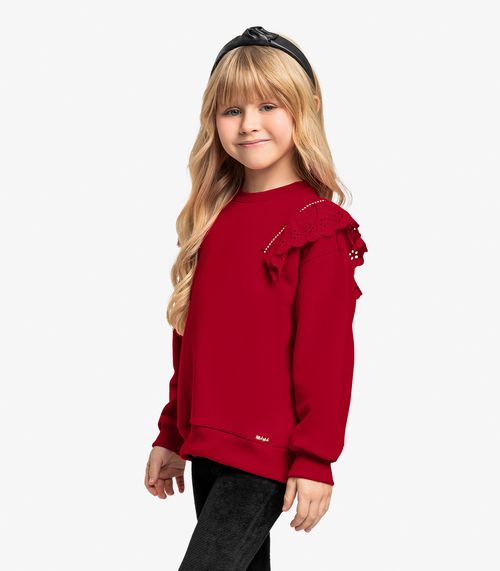 Moletom Infantil Trick Nick Vermelho