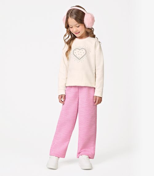 Conjunto Blusa com Calça Trick Nick Bege