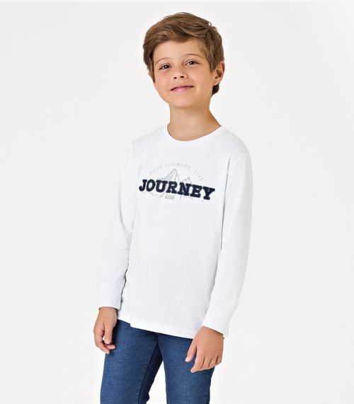 Conjunto Camiseta Com Calça Jeans Trick Nick Branco