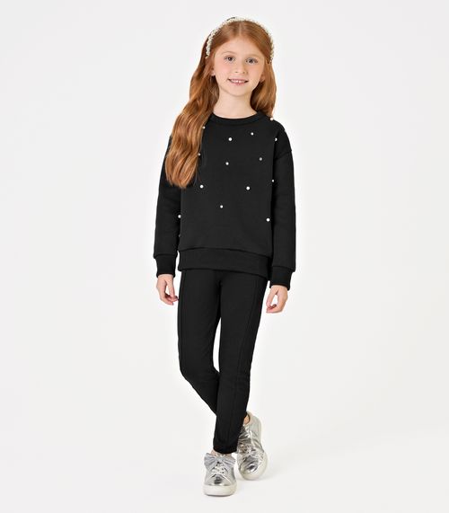 Legging Infantil Montaria Molecotton Trick Nick Preto