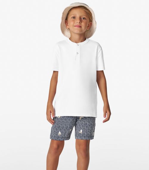 Camiseta Infantil Masculino Cotton Leve Trick Nick Branco