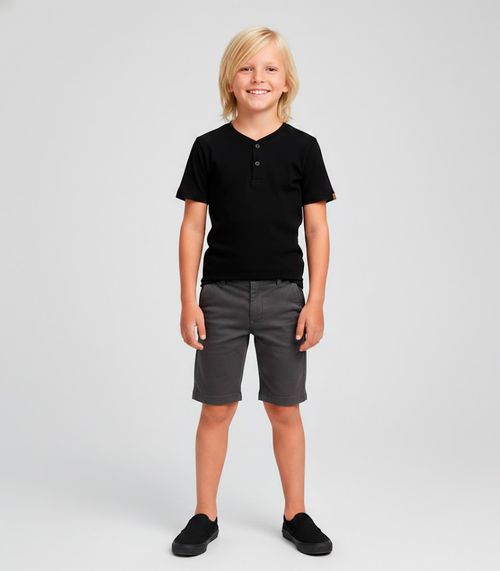 Camiseta Infantil Masculino Cotton Leve Trick Nick Preto