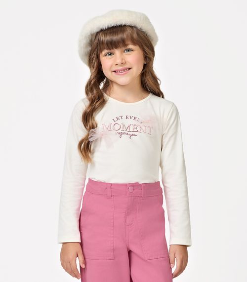 Blusa Feminina Cotton Trick Nick Bege