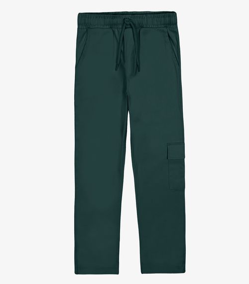 Calça Infantil Menino Sarja Cotton Trick Nick Verde