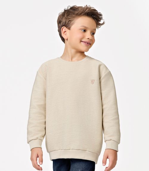 Blusão Infantil Gorgurinho Menino Trick Nick Bege