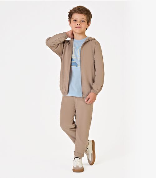 Calça Infantil Masculina Cotelê Trick Nick Marrom
