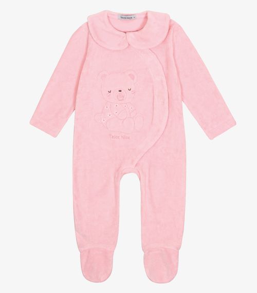 Macacão Feminino em Plush Trick Nick Rosa