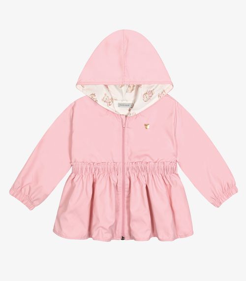 Casaco com Capuz Feminino Trick Nick Rosa