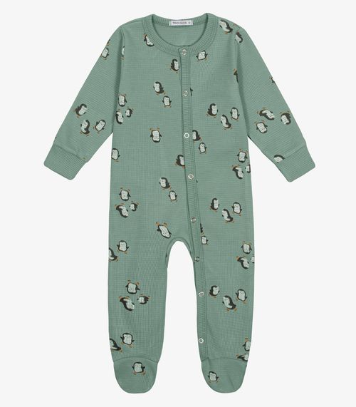 Macacão Infantil Masculino Malhão Trick Nick Verde