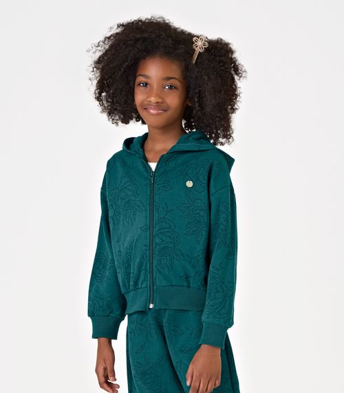 Conjunto Jaqueta com Capuz e Calça Trick Nick Verde