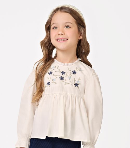 Conjunto Bata Com Shorts Tricoline Trick Nick Azul