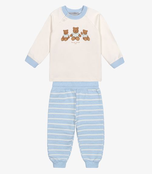 Conjunto Blusa Com Calça Masculino Trick Nick Azul