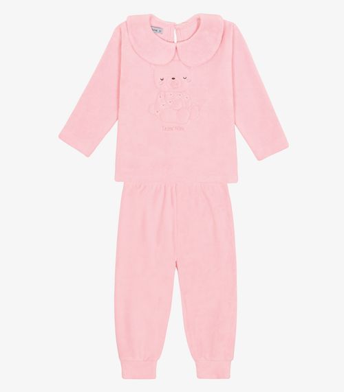 Conjunto Blusa com Calça Feminino Trick Nick Rosa