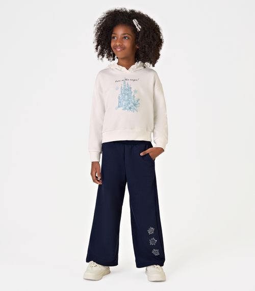 Conjunto Blusão com Capuz e Calça Trick Nick Bege