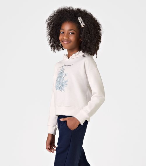 Conjunto Blusão com Capuz e Calça Trick Nick Bege