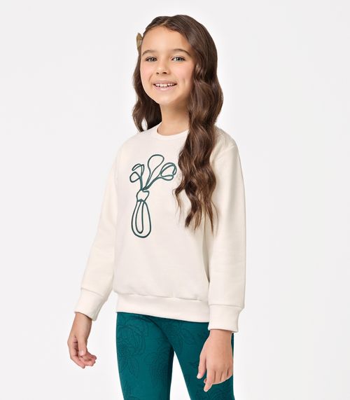 Conjunto Blusão Moletom com Legging Trick Nick Bege