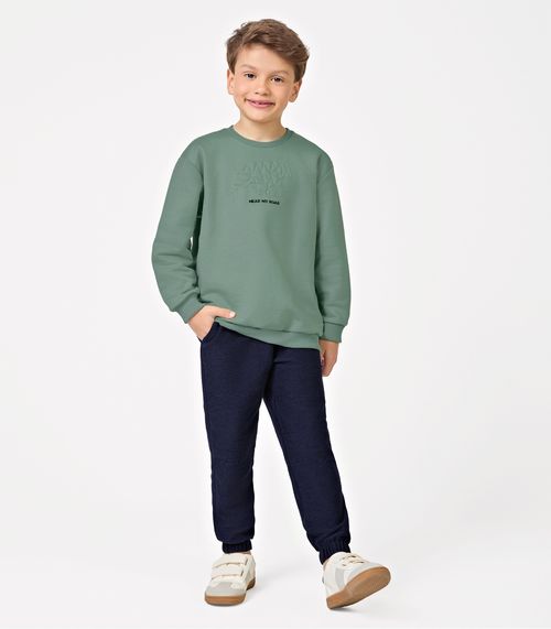 Conjunto Blusão Com Calça Menino Trick Nick Verde