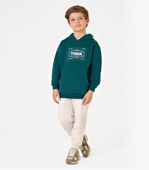 Conjunto Blusão Com Capuz E Calça Trick Nick Verde