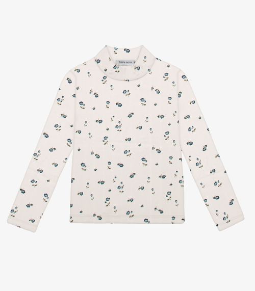 Blusa Manga Longa Feminina Infantil Trick Nick Bege