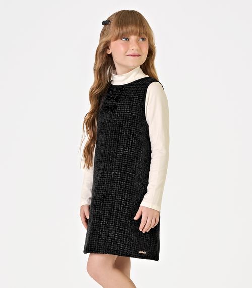 Conjunto Vestido com Blusa Trick Nick Preto