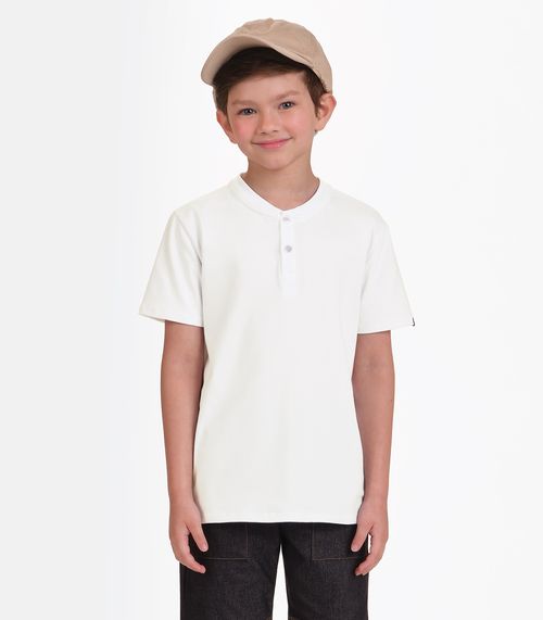 Camiseta Infantil Masculino Cotton Leve Trick Nick Branco