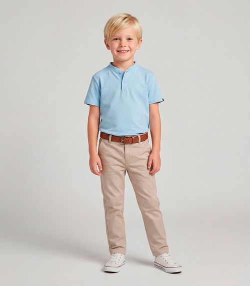 Camiseta Infantil Menino Cotton Leve Trick Nick Azul