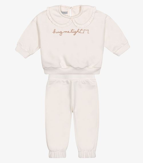 Conjunto Blusão com Calça Menina Trick Nick Bege