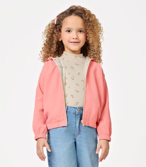 Jaqueta Feminina Infantil Trick Nick Rosa