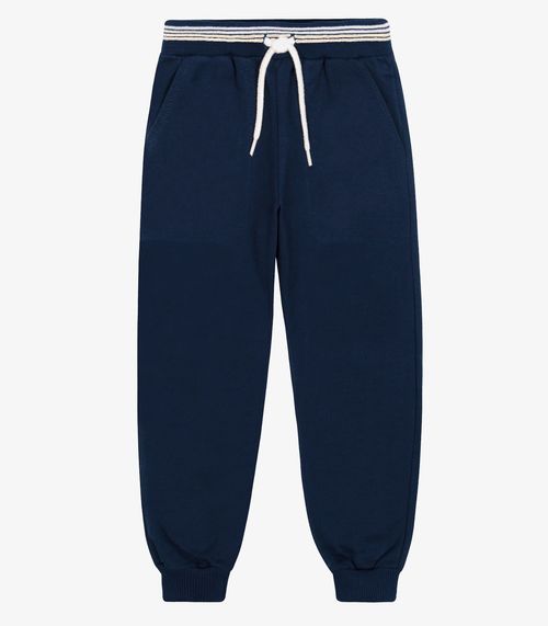 Calça Infantil Menino Moletom Trick Nick Azul