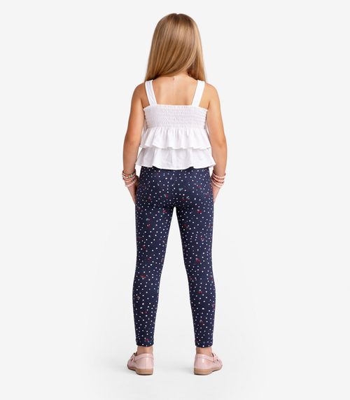 Legging Infantil Feminina Trick Nick Azul