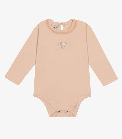 Body Menina Com Detalhe Termocolante Trick Nick Rosa