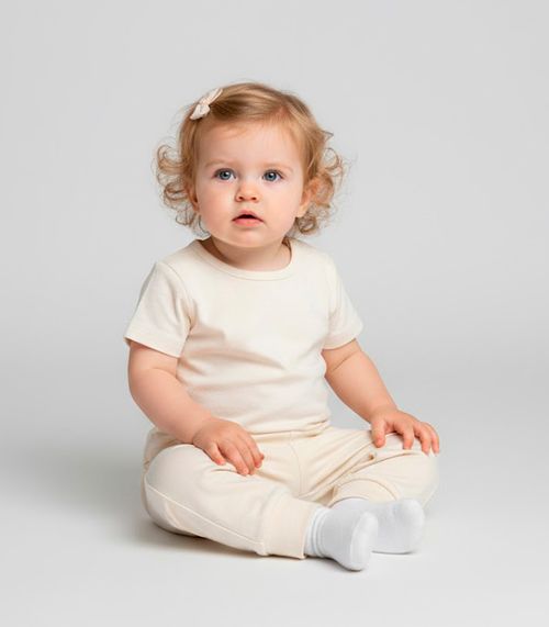 Calça Infantil Masculina em Cotton Leve Trick Nick Off White