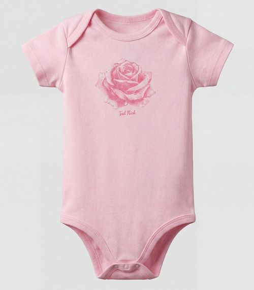 Body Bebê Trick Nick Rosa