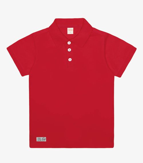 Polo Infantil Masculina Trick Nick Vermelho