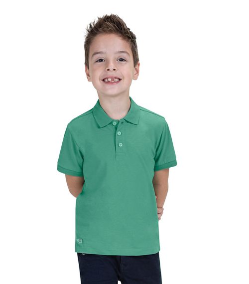 Polo Infantil Masculina Trick Nick Verde