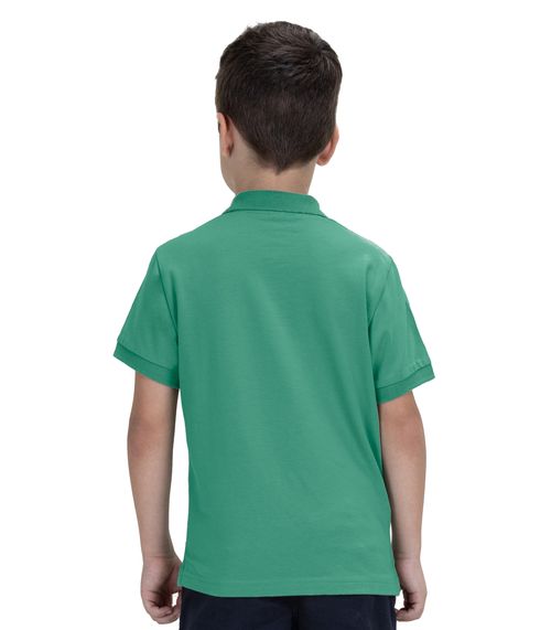 Polo Infantil Masculina Trick Nick Verde