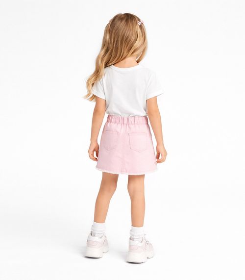 Blusa Infantil Manga Curta Trick Nick Bege