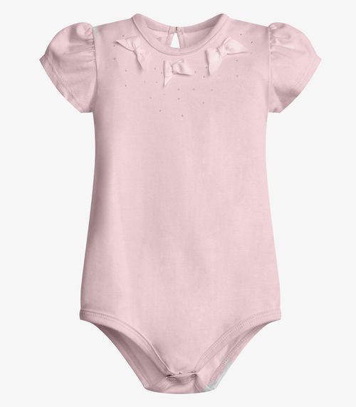 Conjunto Menina Body Com Shorts Trick Nick Rosa