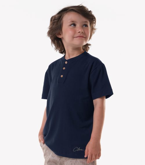 Conjunto Infantil Camiseta Com Bermuda Trick Nick Azul