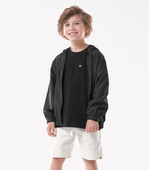 Bermuda Infantil Menino Bengaline Trick Nick Bege